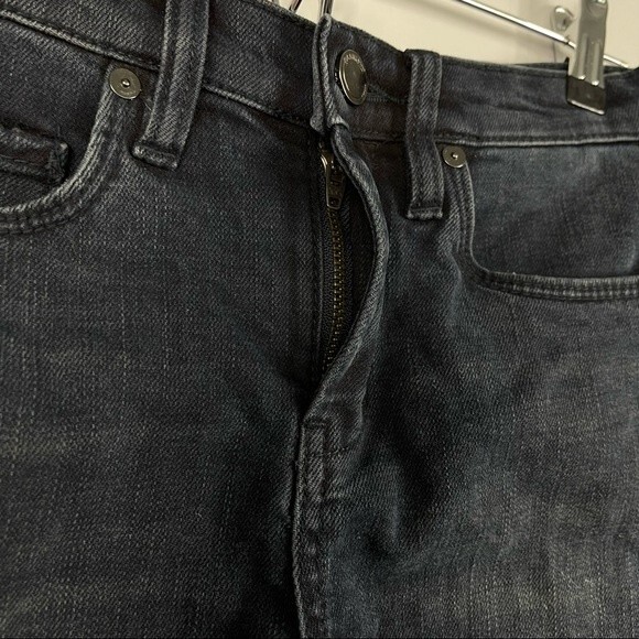 BLANK NYC Lenox High Rise Waisted Fringe Hem Denim Jean Boho Shorts in Vixen 24 - Picture 12 of 16